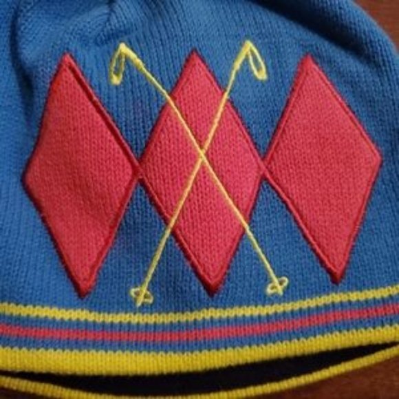 NEW Obermeyer Argyle knit hat - Picture 2 of 6